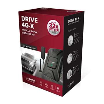 weBoost Drive 4G-X Cell Phone Signal Booster for Cars