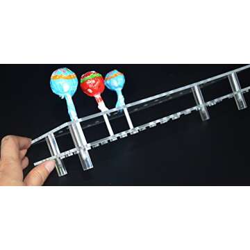 MENGCORE 25 Hole Acrylic Cake Pop Lollipop Display Stand Holder for Weddings Baby Showers Birthday Parties Anniversaries Halloween Candy Decorative (25 Hole)