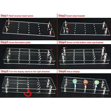 MENGCORE 25 Hole Acrylic Cake Pop Lollipop Display Stand Holder for Weddings Baby Showers Birthday Parties Anniversaries Halloween Candy Decorative (25 Hole)