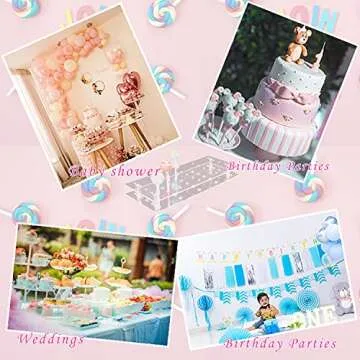 MENGCORE 25 Hole Acrylic Cake Pop Lollipop Display Stand Holder for Weddings Baby Showers Birthday Parties Anniversaries Halloween Candy Decorative (25 Hole)