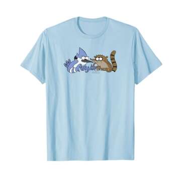 Regular Show Mordecai and Rigby Tattoo Art T-Shirt