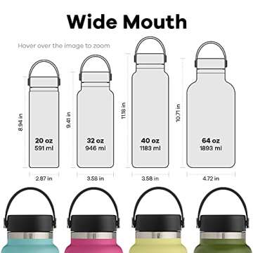 Hydro Flask Wide Mouth Bottle with Flex Cap