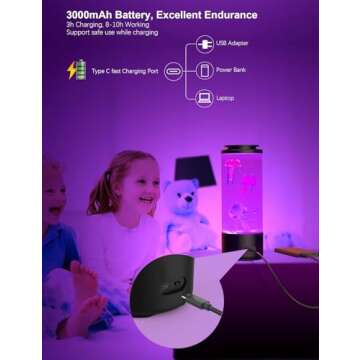 Jellyfish Lamp Bluetooth Speaker with 7 Colors & Modes