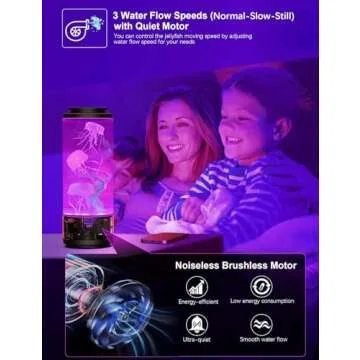 Jellyfish Lamp Bluetooth Speaker with 7 Colors & Modes
