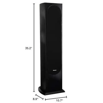Pioneer SP-FS52 Home Audio Andrew Jones Designed Floor Standing Loudspeaker, Black