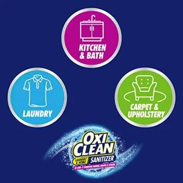 OxiClean Laundry & Home Sanitizer for Laundry, Kitchen, Bath, Carpet & Upholstery, 2.5 Lbs