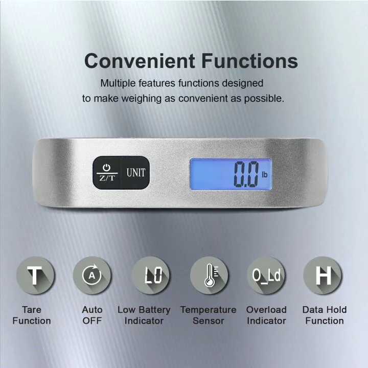Compact Digital Luggage Scale - Travel Must-Have