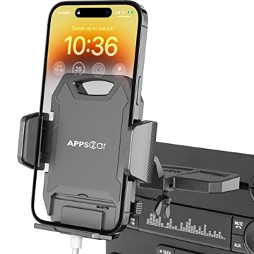 APPS2Car Sturdy CD Slot Phone Mount – Hands-Free Design for All Smartphones