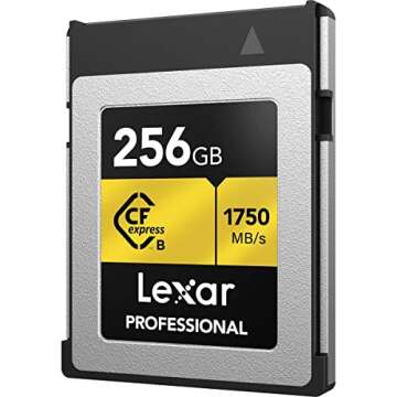 Lexar Professional CFexpress 256GB Type-B Card (LCFX10-256CRBNA)