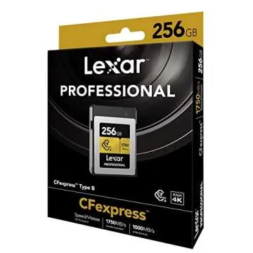 Lexar Professional CFexpress 256GB Type-B Card (LCFX10-256CRBNA)