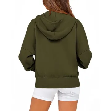 Stylish BTFBM Women's Zip Up Hoodie - Warm & Trendy