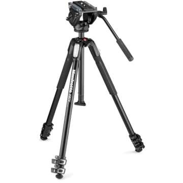 Manfrotto 190X Tripod with MVH500AH Fluid Video Head