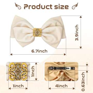 Bows Hair Clips,Butterfly Hair Accessories for Women,Hair Barrettes,Cute Barrettes,Women's Sense of ...