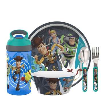 Zak Designs Toy Story 4 Kids Dinnerware Set