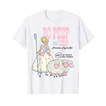 Disney Pixar Toy Story 4 Bo Peep and Sheep Advertisement T-Shirt