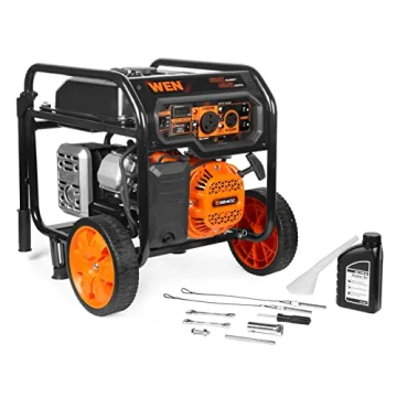 WEN Portable Generator with Electric Start and CO Shutdown
