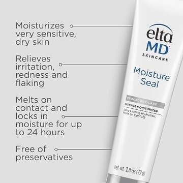 EltaMD Moisture Seal Skin Care Moisturizer - Dry Body and Face Moisturizer for Sensitive Skin, 2.8 o...
