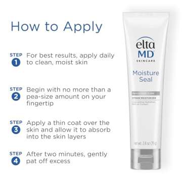EltaMD Moisture Seal Skin Care Moisturizer - Dry Body and Face Moisturizer for Sensitive Skin, 2.8 oz Tube