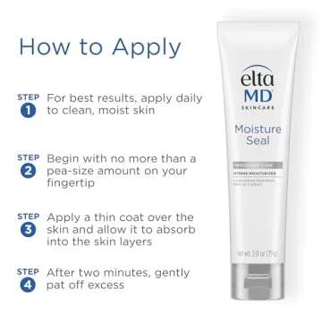 EltaMD Moisture Seal Skin Care Moisturizer - Dry Body and Face Moisturizer for Sensitive Skin, 2.8 oz Tube