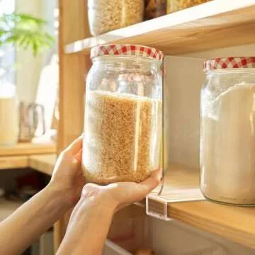 6 Acrylic Shelf Dividers for Perfect Closet Organization