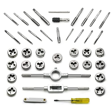 GMTOOLS 40PCS Tap Die Set for Efficient Threading