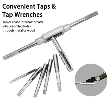 GMTOOLS 40PCS Tap Die Set for Efficient Threading