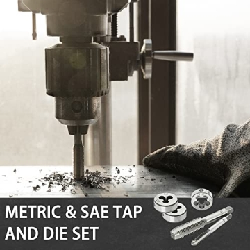 GMTOOLS 40PCS Tap Die Set for Efficient Threading