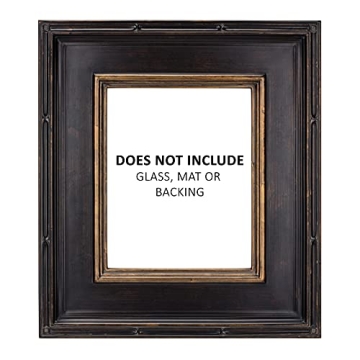 Creative Mark Antique Black Gold Picture Frames Set of 2