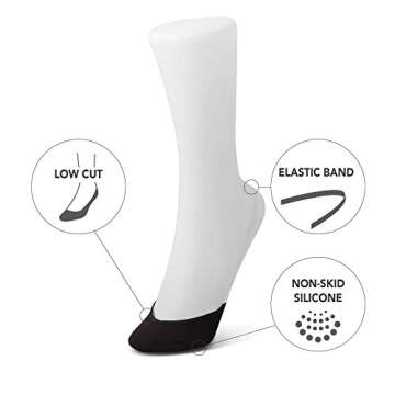 SHEEC SlingBack Toe Cover Socks - Stylish and Comfortable