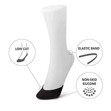 SHEEC SlingBack Toe Cover Socks - Stylish and Comfortable
