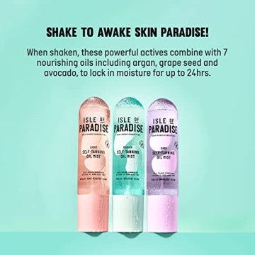 Isle of Paradise Self Tanning Oil Mist for Golden Glow