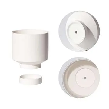 Stylish UBEE Ceramic Plant Pot Set | Indoor Planters with Drainage