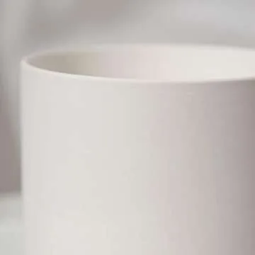 Stylish UBEE Ceramic Plant Pots with Drainage and Saucer