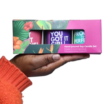 MOM Girl Boss Candle Gift Set - 4oz Soy Candles | 3 Pack