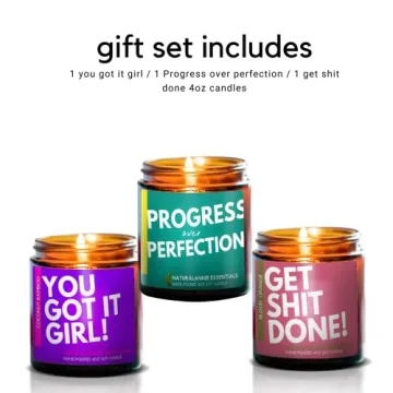 MOM Girl Boss Candle Gift Set - 4oz Soy Candles | 3 Pack