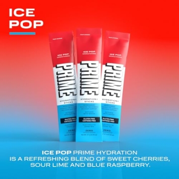PRIME HYDRATION+ Sticks ICE POP Electrolyte Powder Pack