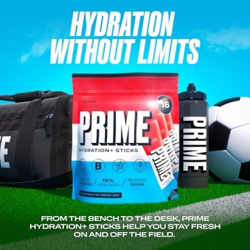 PRIME HYDRATION+ Sticks ICE POP Electrolyte Powder Pack
