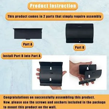 Juformin Heavy-Duty Ladder Hanger for Garage Storage