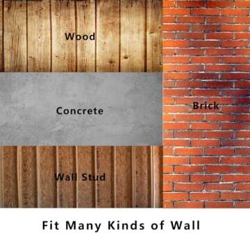 Juformin Heavy-Duty Ladder Hanger for Garage Storage