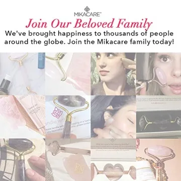 2 in 1 Rose Quartz Roller and Gua Sha for Radiant Skin