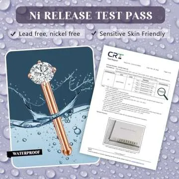 FINREZIO 15PCS Surgical Steel Nose Rings Set for All