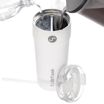 2-in-1 Hot & Cold Vacuum Insulated 30oz Tumblers, Stainless Steel Dual Chamber, Leak-Proof, BPA-Free...