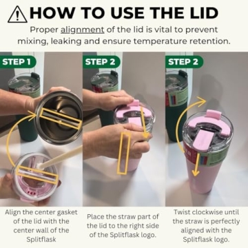 2-in-1 Split Flask: Insulated 30oz Tumbler for Hot & Cold Drinks