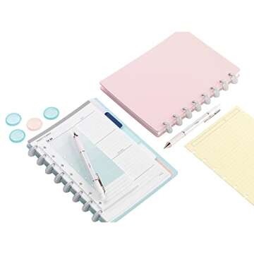 TUL® Discbound Notebook Refill Pages, Letter Size, Narrow Ruled, 50 Sheets, Assorted Colors
