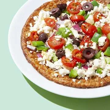 Outer Aisle Cauliflower Sandwich Thins | Keto, Gluten Free, Low Carb Cauliflower Bread | Super Sampler, Pack of 12