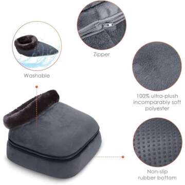 Comfier Shiatsu Foot Massager with Heating Pad - Relief & Comfort