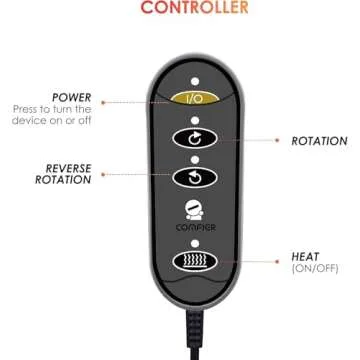 Comfier Shiatsu Foot Massager with Heating Pad - Relief & Comfort