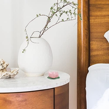 Jovivi Rose Quartz Feng Shui Ducks - Love Birds Decoration