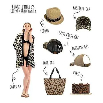 Beach Tote Bag - Leopard