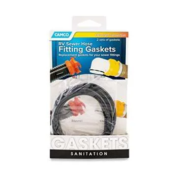 Odor-tight Sewer Hose Gaskets for RVs - 4-Pack Camco